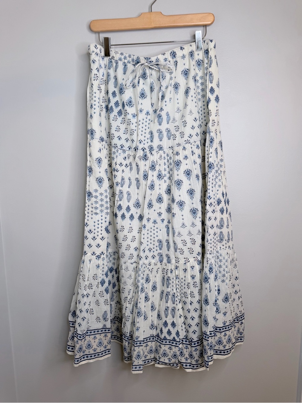 NWT Bila77 Boho Hollycrest Tiered Maxi Skirt
